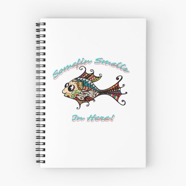 Item preview, Somefin Smells Fishy in Here! Funny Beach Saying designed and sold by Red-ElYoubi.