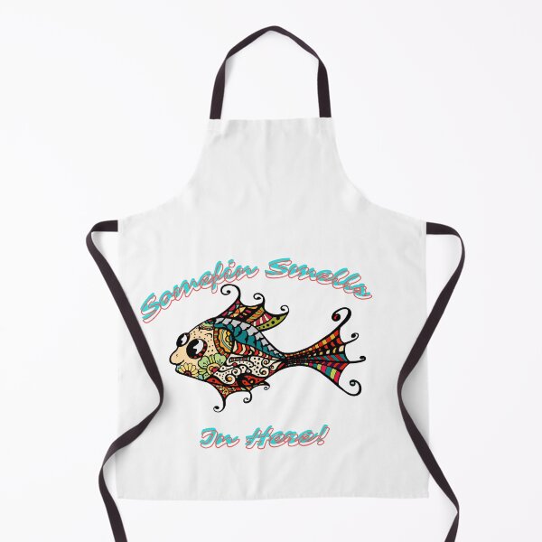 Item preview, Somefin Smells Fishy in Here! Funny Beach Saying designed and sold by Red-ElYoubi.