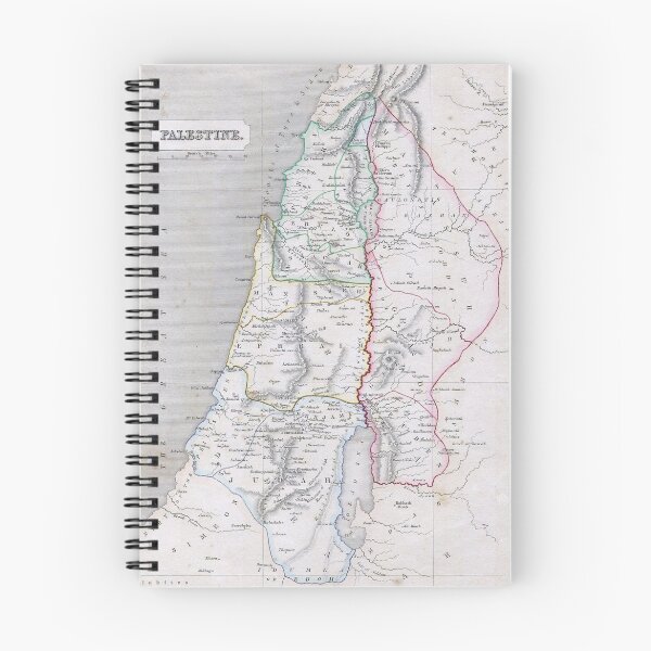 Item preview, Vintage Map of Palestine (1845) designed and sold by BravuraMedia.