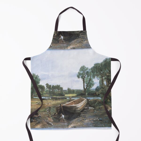 Item preview, Boatbuilding oil canvas John Constable 1814 designed and sold by Vintage Designs +.