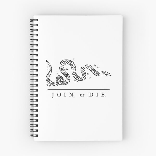 Item preview, The Join (Benjamin Franklin 'Join, or Die' political cartoon') designed and sold by franklinprintco.