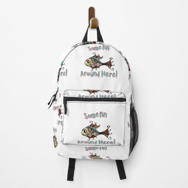 Item preview, Somefin Fishy Around Here! Funny Beach Saying designed and sold by Red-ElYoubi.