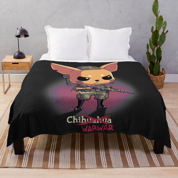 Item preview, Chiwarwar // Cute Chihuahua Dog Soldier designed and sold by Geekydog.