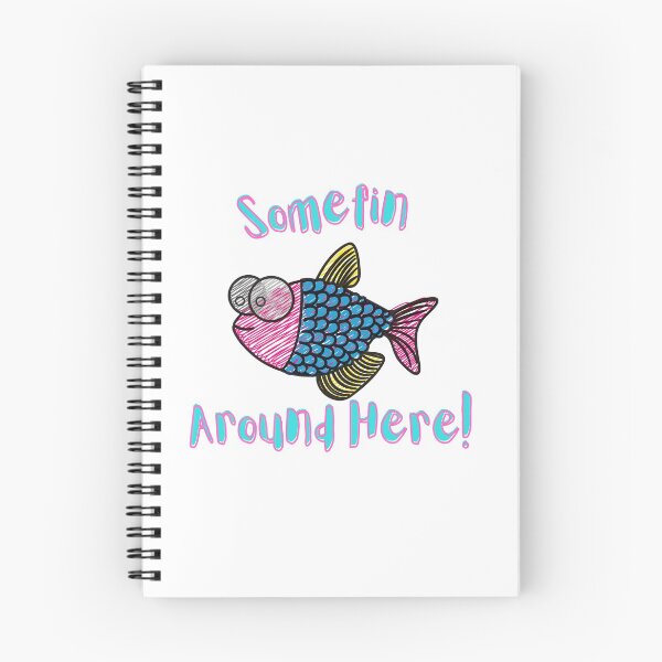 Item preview, Somefin Fishy Around Here! Funny Beach Saying designed and sold by Red-ElYoubi.