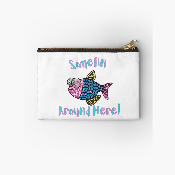 Item preview, Somefin Fishy Around Here! Funny Beach Saying designed and sold by Red-ElYoubi.