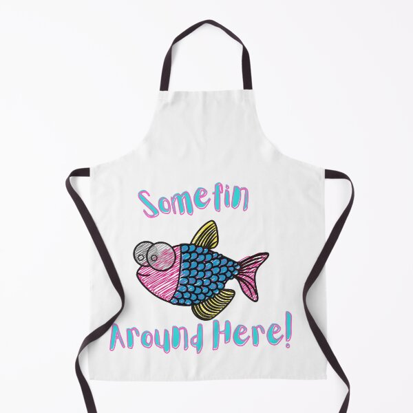 Item preview, Somefin Fishy Around Here! Funny Beach Saying designed and sold by Red-ElYoubi.
