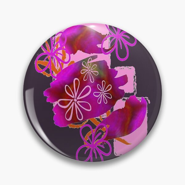 Artikelvorschau, Vibrant Multicolor Floral Abstract Art, Nr. 4, Floral Abstract Art, inspiriert von der Natur entworfen und verkauft von Adri Barnard.