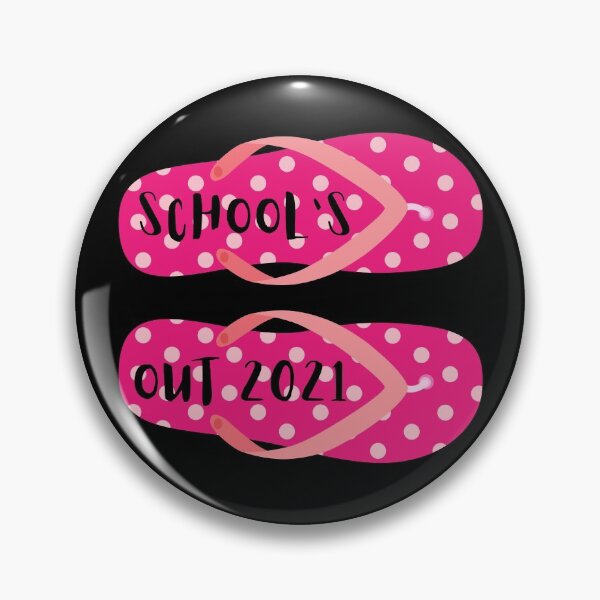 Item preview, SCHOOLS OUT 2021 FLIP FLOPS designed and sold by SurbDesigns.