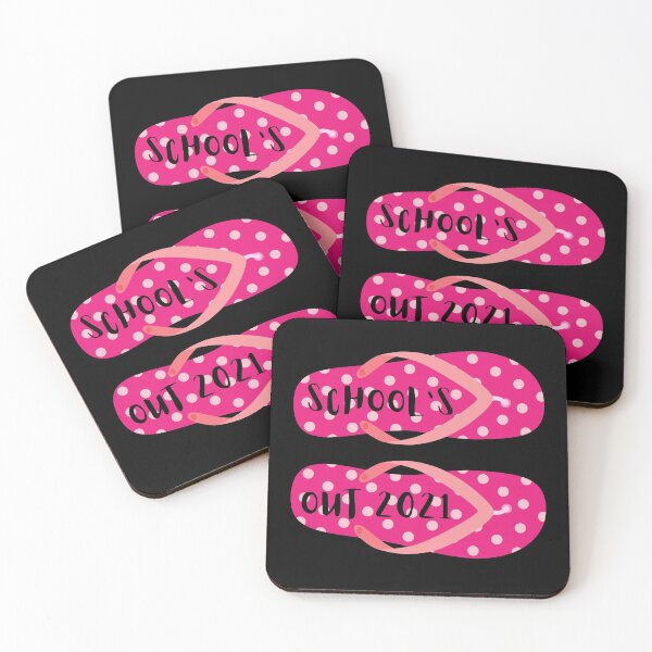 Item preview, SCHOOLS OUT 2021 FLIP FLOPS designed and sold by SurbDesigns.
