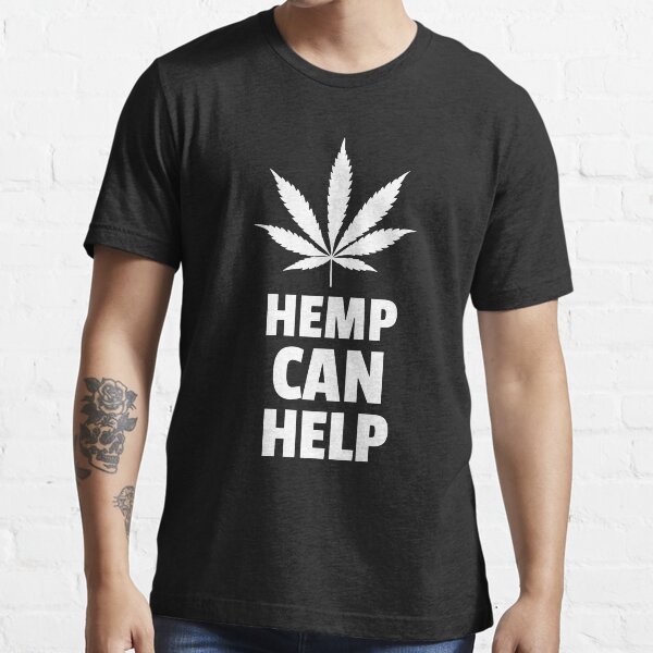 Hemp Can Help Marijuana Leaf Essential T-Shirt