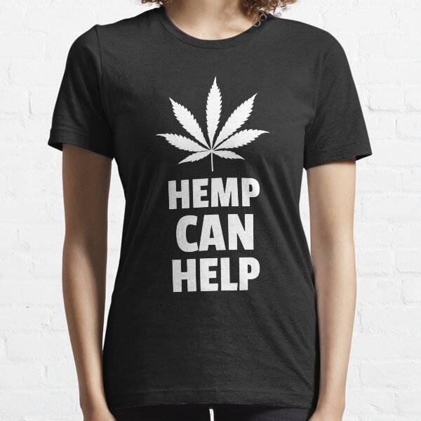 Hemp Can Help Marijuana Leaf Essential T-Shirt