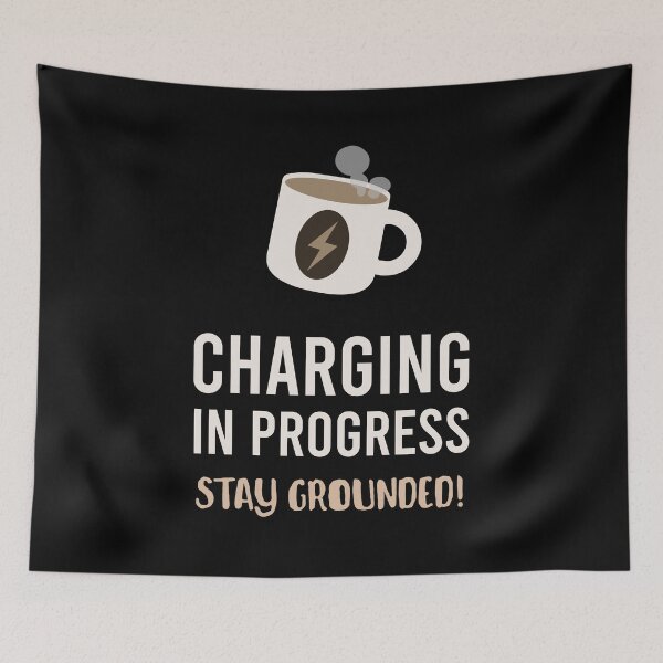 Item preview, Coffee Battery | Funny Quotes | Text Design | Gift Ideas designed and sold by Fluffy-Vectors.