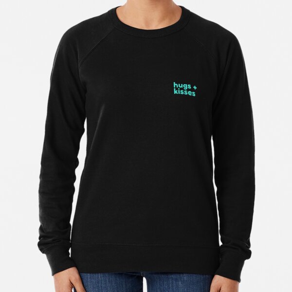 plain light blue sweatshirt