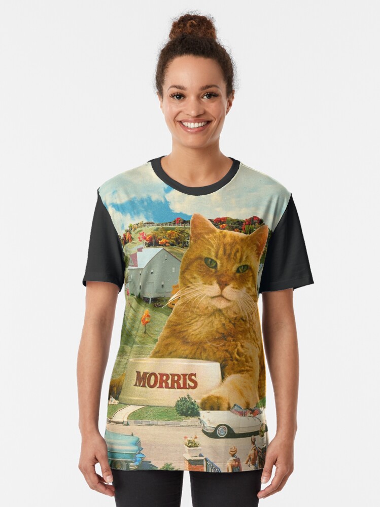 Morris the Cat Graphic T Shirt