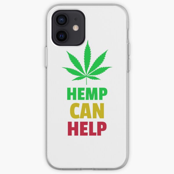 Hemp Can Help Marijuana Leaf iPhone Soft Case