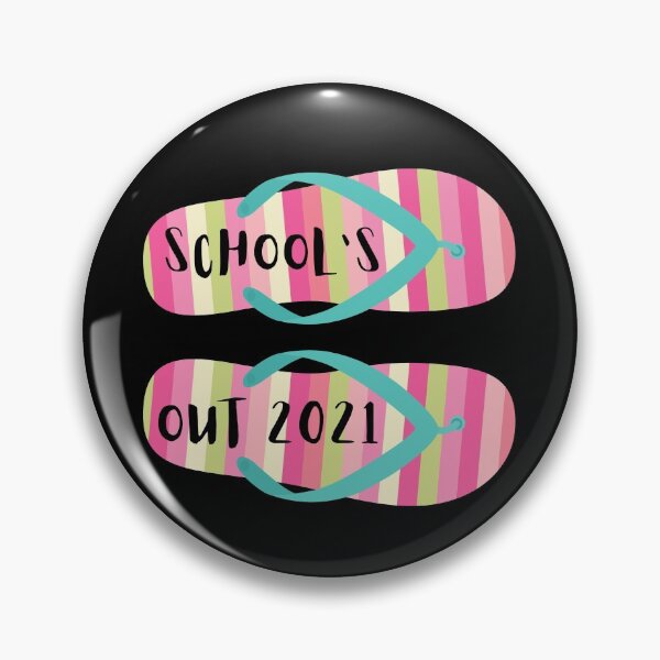 Item preview, SCHOOLS OUT 2021 FLIP FLOPS designed and sold by SurbDesigns.
