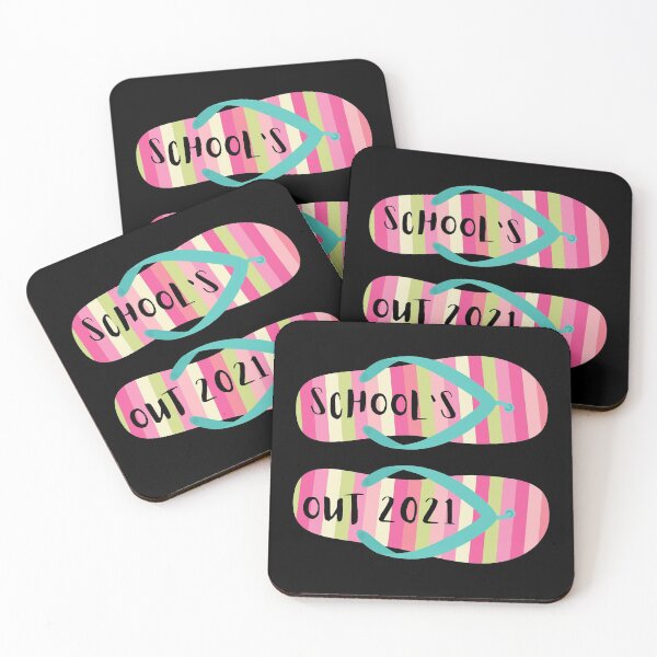 Item preview, SCHOOLS OUT 2021 FLIP FLOPS designed and sold by SurbDesigns.