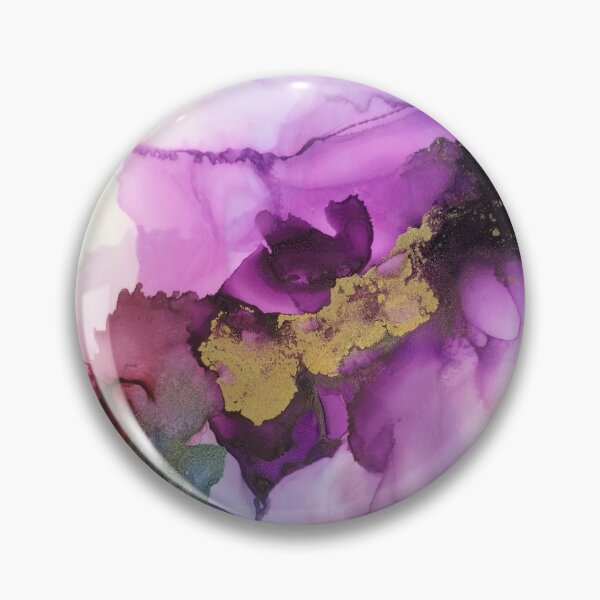 Item preview, VIOLET EXPLOSION - Alcohol Ink Artwork designed and sold by Gccartworks.