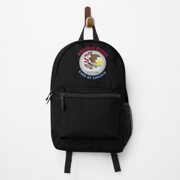 Item preview, ILLINOIS PRAIRIE STATE FLAG designed and sold by Madjack Tees Kiwi SuperStore.