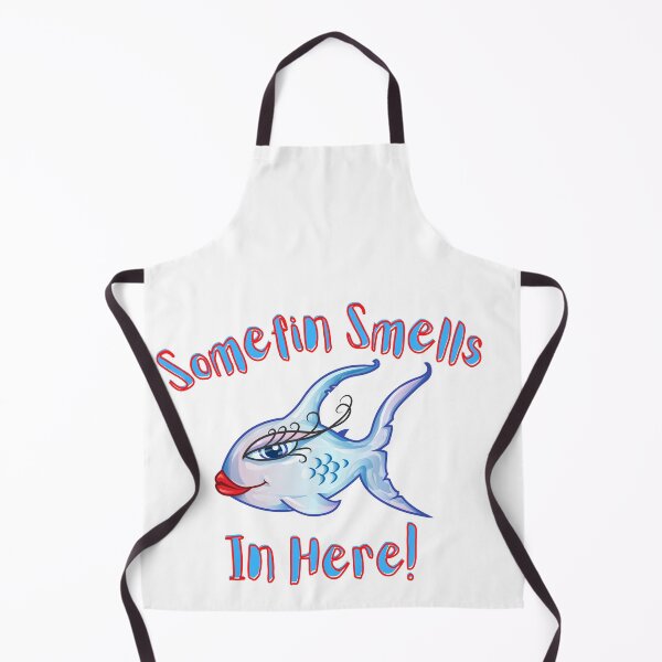 Item preview, Somefin Smells Fishy in Here! Funny Beach Saying designed and sold by Red-ElYoubi.