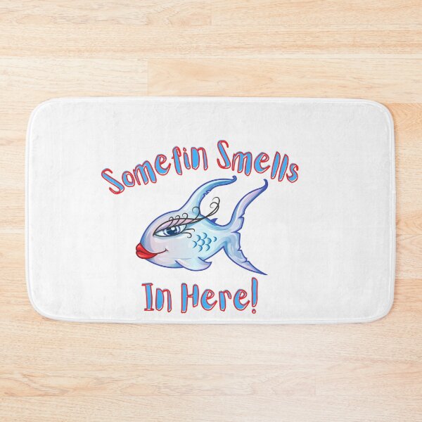 Item preview, Somefin Smells Fishy in Here! Funny Beach Saying designed and sold by Red-ElYoubi.