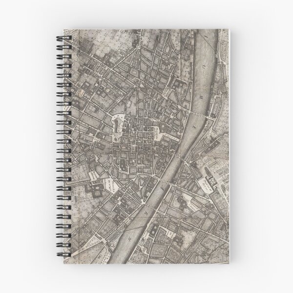 Item preview, Vintage Map of Florence Italy (1847) designed and sold by BravuraMedia.