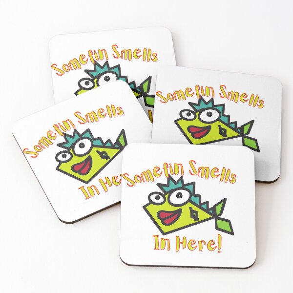 Item preview, Somefin Smells Fishy in Here! Funny Beach Saying designed and sold by Red-ElYoubi.