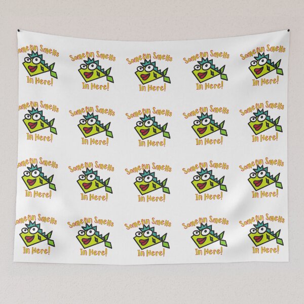 Item preview, Somefin Smells Fishy in Here! Funny Beach Saying designed and sold by Red-ElYoubi.