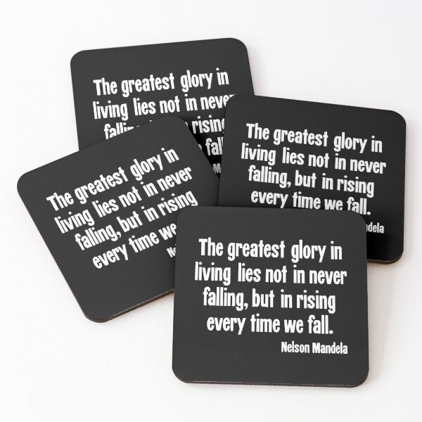 Item preview, The Greatest Glory In Living Lies Not In Never Failing, But In Rising Every Time We Fall designed and sold by Good-Looking Corpse.