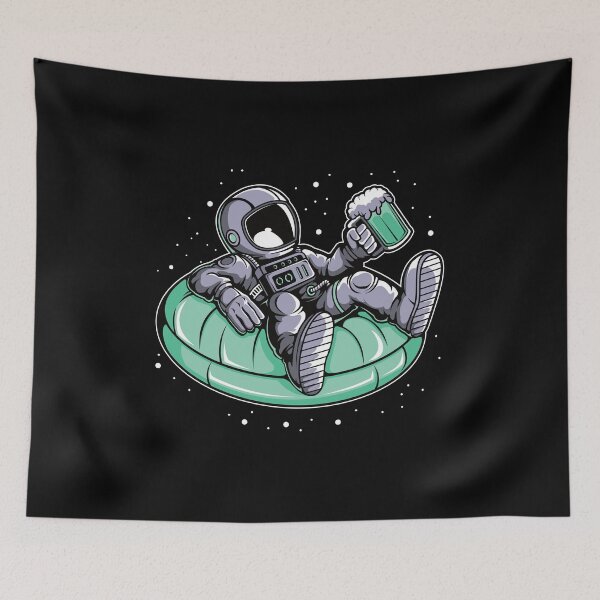 Item preview, Astronaut Float Beer - Funny Outer Space Lovers designed and sold by Desteroids.