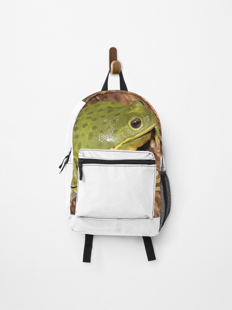 Thumbnail 1 of 3, Backpack, Barking Treefrog  designed and sold by Snakemantysmith.