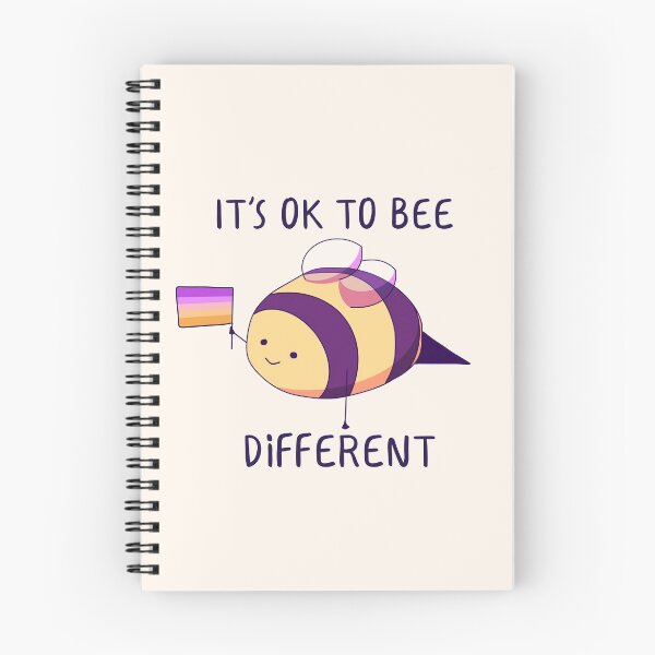 Item preview, It's Ok To Be Different, Trixic Pride Bee Pun  designed and sold by ForTheFrogWar.