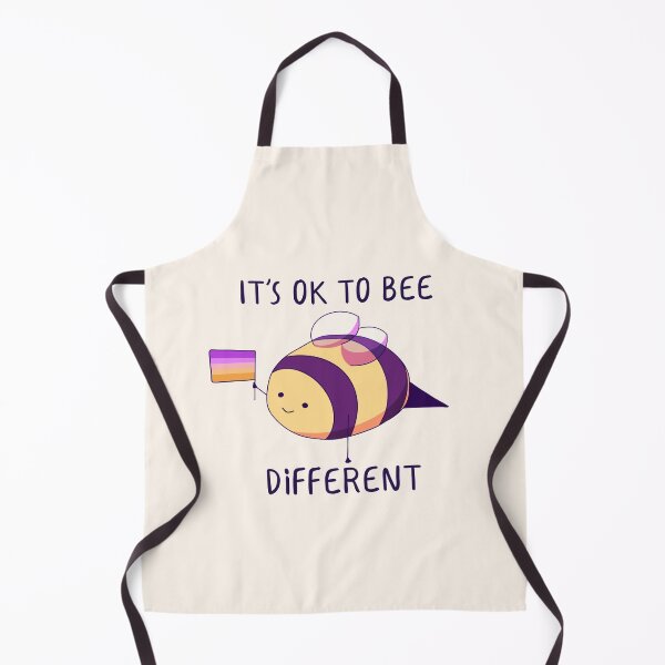 Item preview, It's Ok To Be Different, Trixic Pride Bee Pun  designed and sold by ForTheFrogWar.