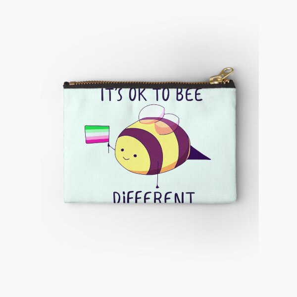 Item preview, It's Ok To Be Different, Abrosexual Pride Bee Pun  designed and sold by ForTheFrogWar.