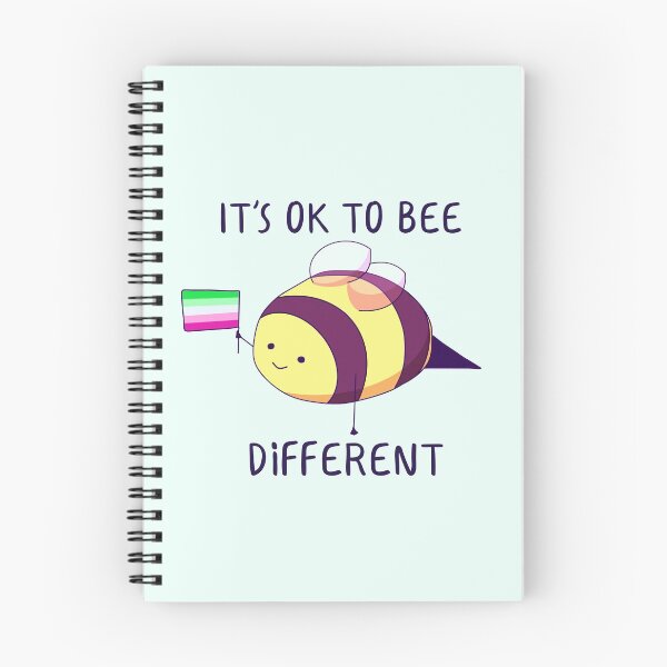 Item preview, It's Ok To Be Different, Abrosexual Pride Bee Pun  designed and sold by ForTheFrogWar.