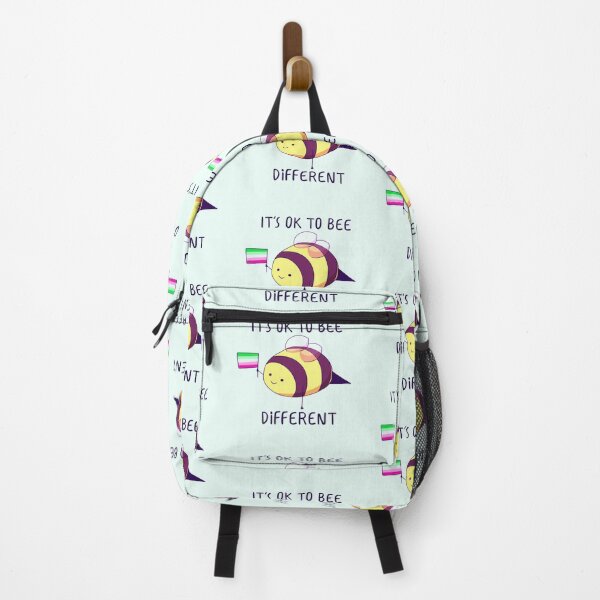 Item preview, It's Ok To Be Different, Abrosexual Pride Bee Pun  designed and sold by ForTheFrogWar.