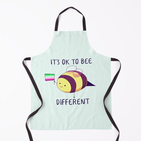 Item preview, It's Ok To Be Different, Abrosexual Pride Bee Pun designed and sold by ForTheFrogWar.