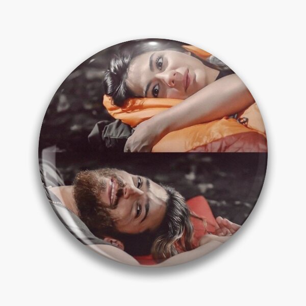 Item preview, DayDreamer Erkenci Kuş Sen Çal Kapımı Sticker You Knock On My Door Eda and Serkan Hande Erçel Kerem Bürsin Bolat Yıldız  designed and sold by shootingmoon.