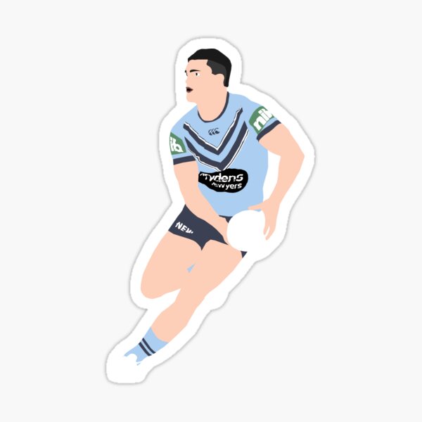Vista previa del artículo con la obra «Nathan Cleary Blue Origin», diseñado y vendido por Rhys40.
