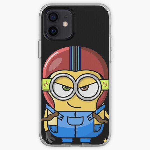 Minion Iphone Cases Covers Redbubble - roblox mad games prank minnion