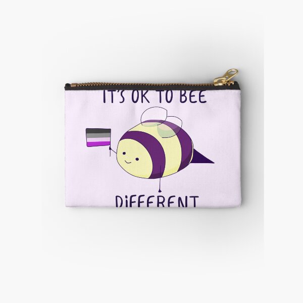 Item preview, It's Ok To Be Different, Asexual Pride Bee Pun  designed and sold by ForTheFrogWar.