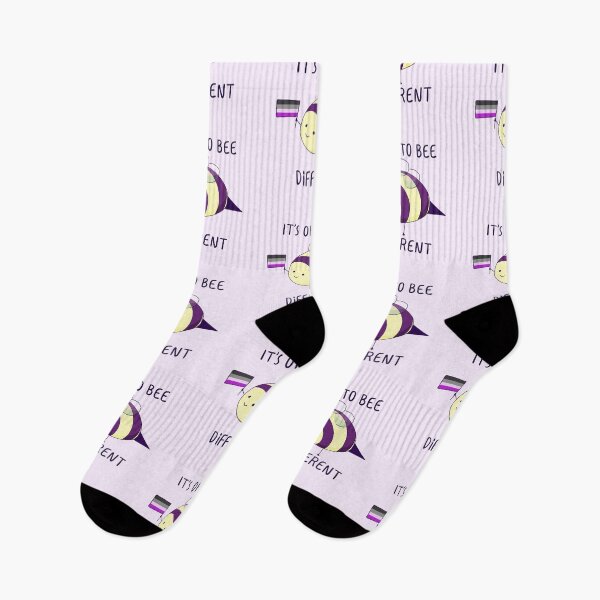 Item preview, It's Ok To Be Different, Asexual Pride Bee Pun  designed and sold by ForTheFrogWar.
