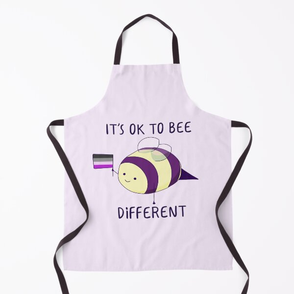 Item preview, It's Ok To Be Different, Asexual Pride Bee Pun designed and sold by ForTheFrogWar.