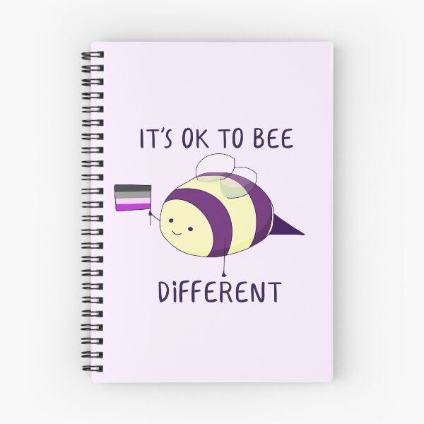 Item preview, It's Ok To Be Different, Asexual Pride Bee Pun  designed and sold by ForTheFrogWar.