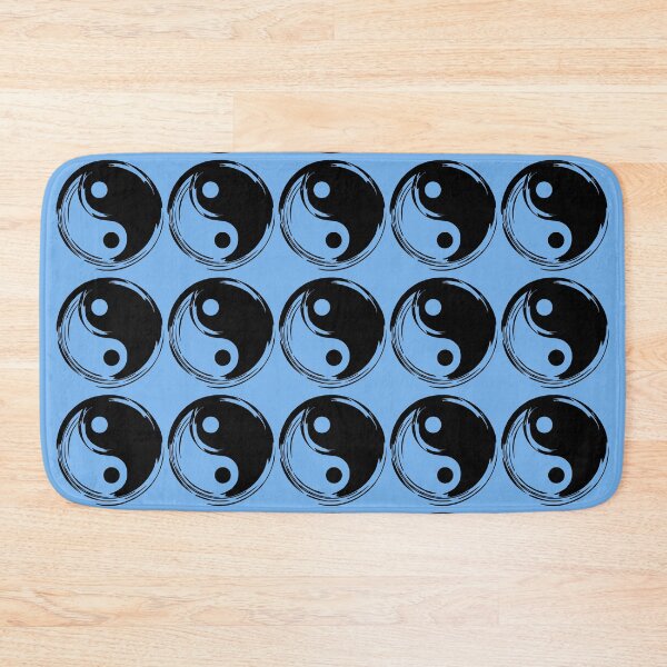 Item preview, Ying Yang Pattern on Blue designed and sold by Nola Lee Kelsey.