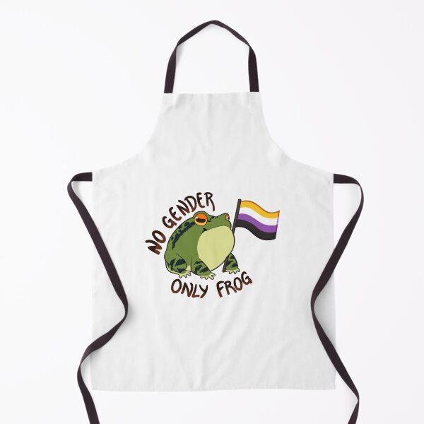 Item preview, No gender only frog pride nonbinary designed and sold by Ruxree.