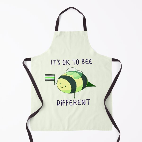 Item preview, It's Ok To Be Different, Agender Pride Bee Pun designed and sold by ForTheFrogWar.