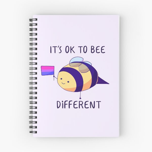 Item preview, It's Ok To Be Different, Bisexual Pride Bee Pun  designed and sold by ForTheFrogWar.