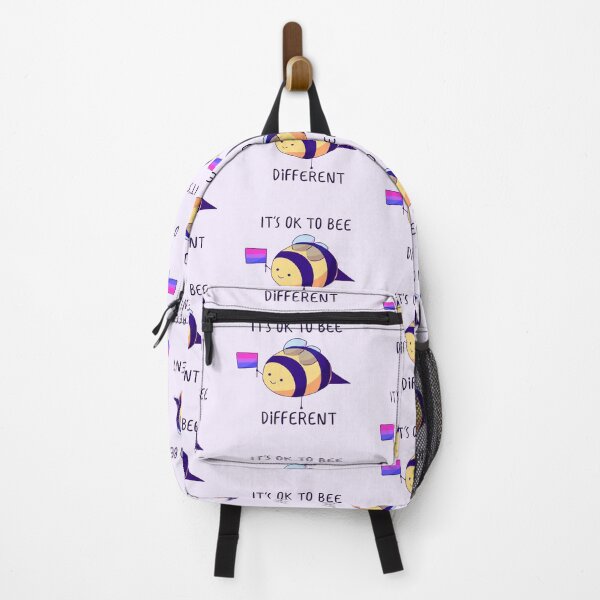 Item preview, It's Ok To Be Different, Bisexual Pride Bee Pun designed and sold by ForTheFrogWar.