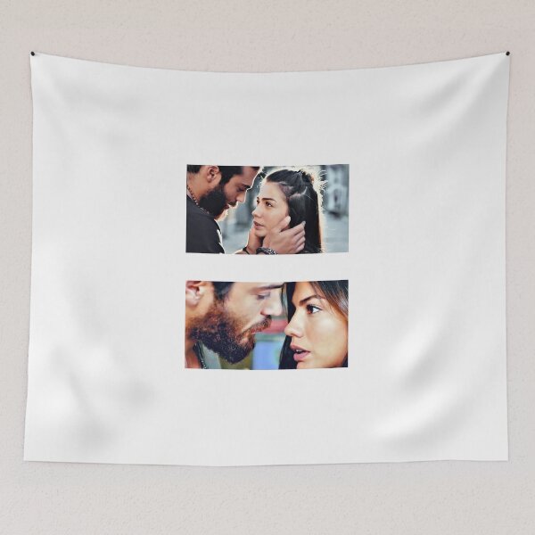 Item preview, DayDreamer Erkenci Kuş Sen Çal Kapımı Sticker You Knock On My Door Eda and Serkan Hande Erçel Kerem Bürsin Bolat Yıldız  designed and sold by shootingmoon.